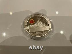 2014 New Zealand HMS Achilles $1 1oz Silver Proof Coin