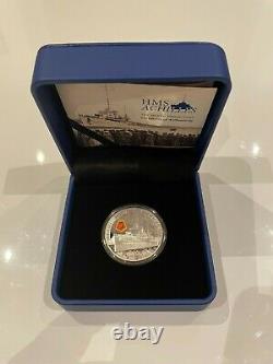 2014 New Zealand HMS Achilles $1 1oz Silver Proof Coin