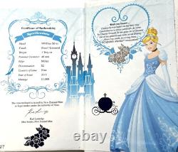 2015 Disney Princes Cinderella 1 Oz Ltd Ed Silver Coin New Zealand Mint