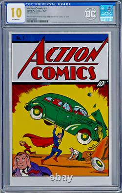 2018 Action Comics #1 Pute Silver Foil CGC 10 GEM Mint FIRST RELEASES