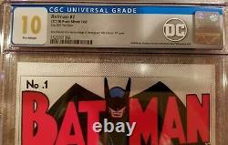 2018 DC Batman #1 CGC 10 Gem Mint, First Release Silver Foil with Original Box