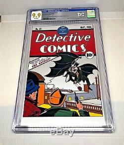 2018 DC Detective Comics #27 CGC 9.9 Mint Silver Foil Batman 1st Release FIRST