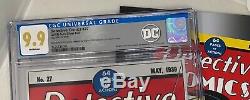 2018 DC Detective Comics #27 CGC 9.9 Mint Silver Foil Batman 1st Release FIRST