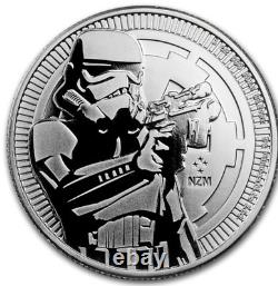 2018 NIUE 1 oz $2 STAR WARS STORMTROOPER MS70 FR. 999 SILVER COIN