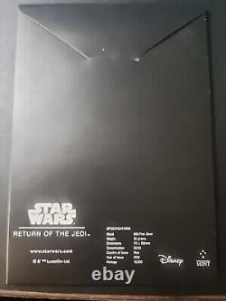 2018 NIUE NEW ZEALAND MINT STAR WARS RETURN OF THE JEDI 35g. 999 Pure Silver