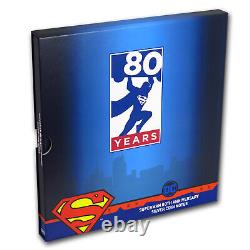 2018 Niue 5 gram Silver Superman 80th Anniv Six-Note Collection SKU#169975
