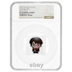 2020 1 oz Colorized Silver Harry Potter Niue Chibi Coin Collection NGC PF 70
