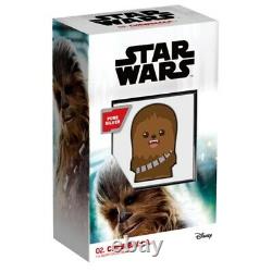 2020 1 oz Colorized Silver Star Wars Chewbacca Niue Chibi Coin Collection