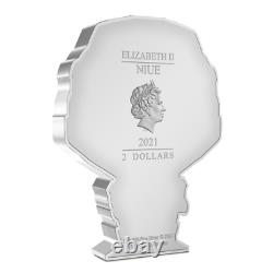 2021 New Zealand Mint 1 oz silver collectable coin chibi HALO Master Chief