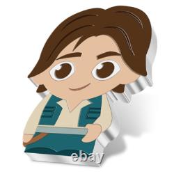 2021 New Zealand Mint 1 oz silver collectible coin chibi Han Solo