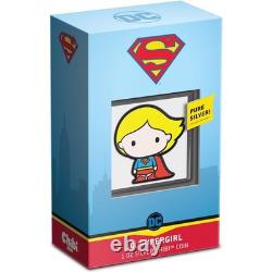 2021 New Zealand Mint 1oz Silver Collectible Coin Chibi Supergirl