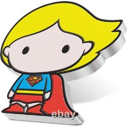 2021 New Zealand Mint 1oz Silver Collectible Coin Chibi Supergirl