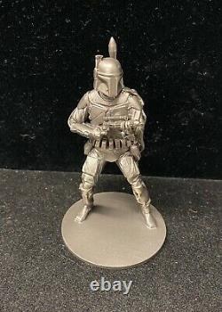 2021 New Zealand Mint Star Wars Boba Fett 150g. 999 Silver Miniature 0143/1000