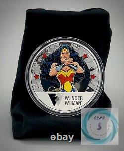 2021 Niue $2 1oz Wonder Woman Silver Proof Coin 80th Anniversary