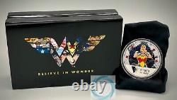 2021 Niue $2 1oz Wonder Woman Silver Proof Coin 80th Anniversary