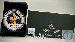 2021 Niue $2 1oz Wonder Woman Silver Proof Coin 80th Anniversary