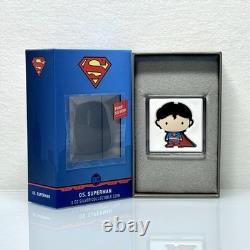 2021 Niue New Zealand Superman DC Comics Chibi Coin 1 oz 0.999 Fine Silver
