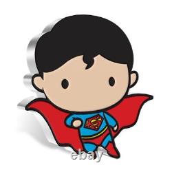 2021 Superman Chibi Collection 1 oz Silver Coin New Zealand Mint