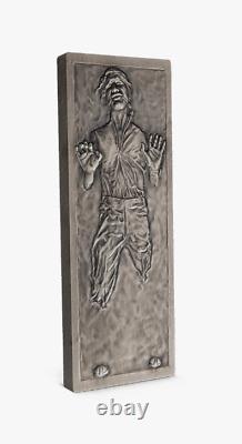 2022 NIUE $20 STAR WARS 10oz HAN SOLO FROZEN IN CARBONITE NGC MS70 ANT Coin