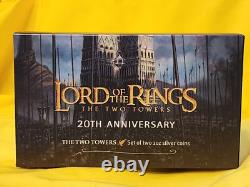 2022 New Zealand Lord of the Rings Two Towers 2 x 1 oz Silver Proof Coin Set