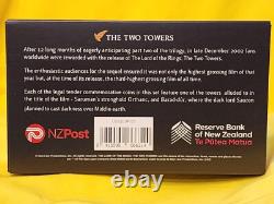 2022 New Zealand Lord of the Rings Two Towers 2 x 1 oz Silver Proof Coin Set
