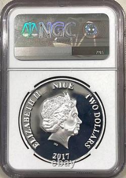 2022 Niue $2 DISNEY 75th ANNIVERSARY OF BAMBI 1 Oz Silver NGC PF70 POP 9