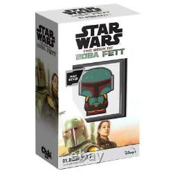 2022 Star Wars CHIBI COIN The Book of Boba Fett 1 OZ. SILVER COIN