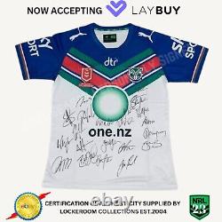 2023 New Zealand Warriors Signed Jersey NRL Signed Rugby League Signed Jersey