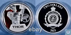 2023 Niue $2 1oz Silver Marvel Thor Proof Coin