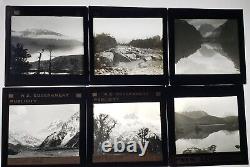 21 Antique New Zealand Govt Publicity Magic Lantern Glass Slides Scenery Locals