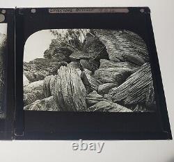 21 Antique New Zealand Govt Publicity Magic Lantern Glass Slides Scenery Locals