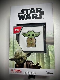 2K MINTED? 2022 1oz Silver Chibi Coin Collection Star Wars Master Yoda