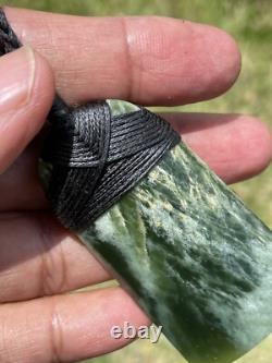 2 1/2 New Zealand MARSDEN Flower Jade SMALL Nephrite Pounamu Maori ADZE TOKI