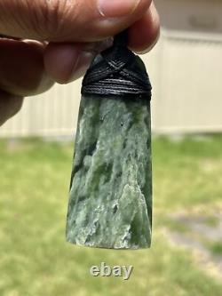 2 5/16 New Zealand MARSDEN Flower Jade SMALL Nephrite Pounamu Maori ADZE TOKI
