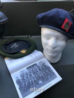 2 New Zealand Army Beret's & Book