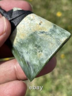 2 New Zealand MARSDEN Flower Jade SMALL Nephrite Pounamu Maori BROAD ADZE TOKI