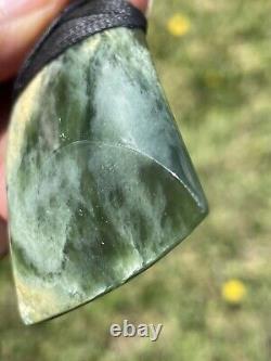 2 New Zealand MARSDEN Flower Jade SMALL Nephrite Pounamu Maori BROAD ADZE TOKI