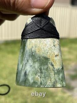 2 New Zealand MARSDEN Flower Jade SMALL Nephrite Pounamu Maori BROAD ADZE TOKI