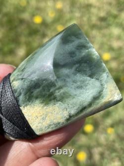 2 New Zealand MARSDEN Flower Jade SMALL Nephrite Pounamu Maori BROAD ADZE TOKI