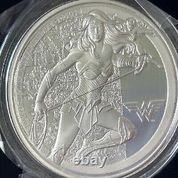 3oz Silver DC Comics Wonder Woman Coin New Zealand Mint Rare Collectible