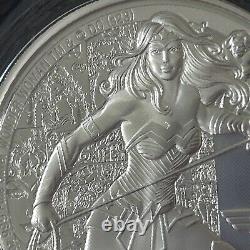3oz Silver DC Comics Wonder Woman Coin New Zealand Mint Rare Collectible