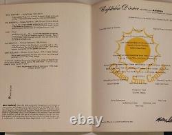 5 Vtg. MATSON CRUISE SHIP MENUS, CALIFORNIA HAWAII FIJI AUSTRALIA NEW ZEALAND