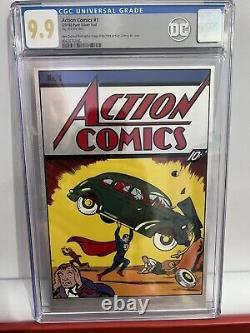 ACTION COMICS # 1 2018 Pure Silver Foil New Zealand Mint CGC 9.9 MINT DC Comics