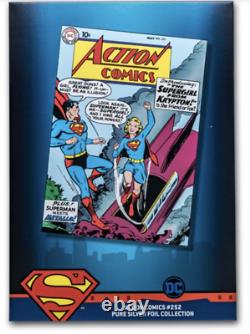 ACTION COMICS #252 FIRST RELEASE 9.9 MINT 35g SILVER FOIL 2019 DC SUPERMAN