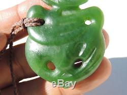 ANDREW MCGREGOR's New Zealand Maori Pounamu Nephrite Jade GREENSTONE Hei Tiki