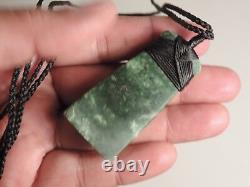ARAHURA Dark Green Jade Greenstone Maori Toki Pounamu Nephrite New Zealand Adze