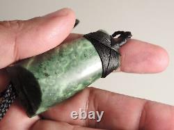 ARAHURA Dark Green Jade Greenstone Maori Toki Pounamu Nephrite New Zealand Adze