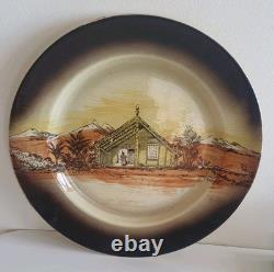 A. J WILKINSON Staffordshire Maori Homeland Series New Zealand Plate J. A. Crisp
