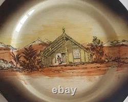 A. J WILKINSON Staffordshire Maori Homeland Series New Zealand Plate J. A. Crisp