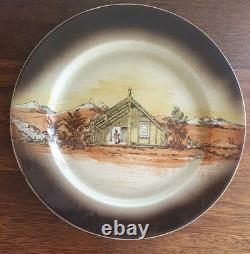 A. J WILKINSON Staffordshire Maori Homeland Series New Zealand Plate J. A. Crisp
